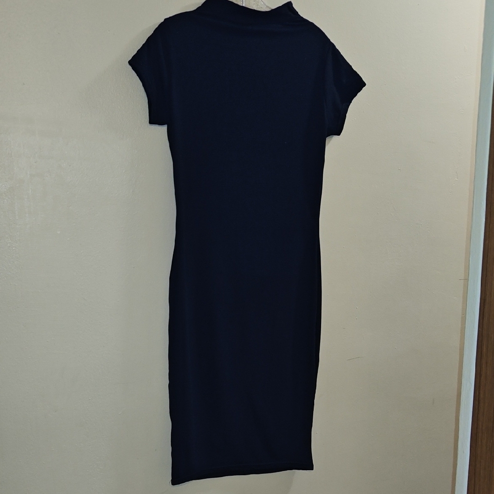 ICON Midnight Black Midi Dress